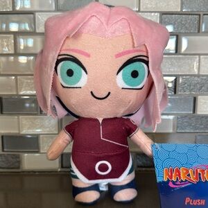 Naruto SAKURA HARUNO Plush Doll Figure / Kawaii / 8” / Limited Edition BRAND NEW